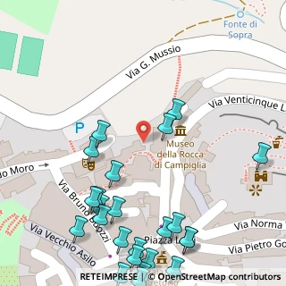 Mappa Via 25 Luglio, 57021 Campiglia Marittima LI, Italia (0.0875)