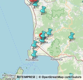 Mappa Via 25 Luglio, 57021 Campiglia Marittima LI, Italia (22.50643)