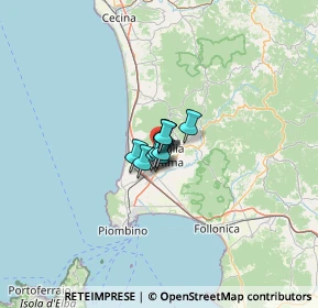 Mappa Via 25 Luglio, 57021 Campiglia Marittima LI, Italia (19.22929)