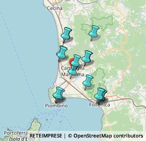 Mappa Via 25 Luglio, 57021 Campiglia Marittima LI, Italia (12.03118)