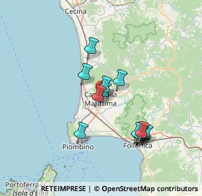 Mappa Via 25 Luglio, 57021 Campiglia Marittima LI, Italia (12.44462)
