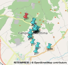 Mappa Via 25 Luglio, 57021 Campiglia Marittima LI, Italia (0.875)