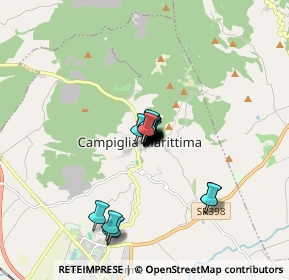 Mappa Via 25 Luglio, 57021 Campiglia Marittima LI, Italia (0.9875)
