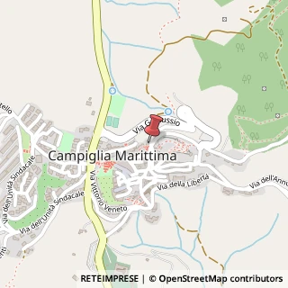 Mappa Via 25 Luglio, 1, 57021 Campiglia Marittima, Livorno (Toscana)