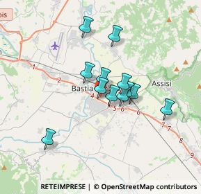 Mappa Via Bulgaria, 06083 Bastia Umbra PG, Italia (2.67167)