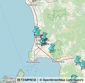 Mappa Piazza Alfredo Gallistru, 57021 Campiglia Marittima LI, Italia (25.41875)