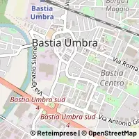 Map Bastia Umbra