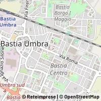 Karte Bastia Umbra