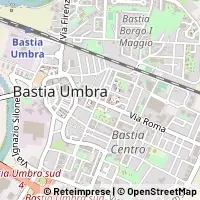 Kort Bastia Umbra