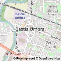 Kartta Bastia Umbra