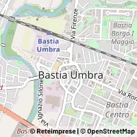 Karte Bastia Umbra