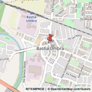 Mappa Piazza Giuseppe Mazzini, 70, 06083 Bastia Umbra, Perugia (Umbria)