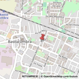 Mappa Via Alessandro Volta, 8, 06083 Bastia Umbra, Perugia (Umbria)