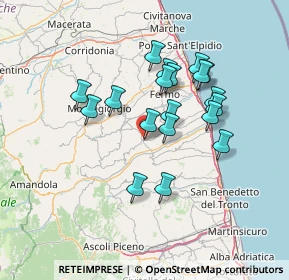 Mappa SP 56, 63848 Petritoli FM, Italia (12.43737)