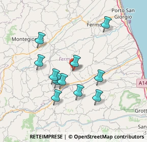 Mappa SP 56, 63848 Petritoli FM, Italia (6.84182)