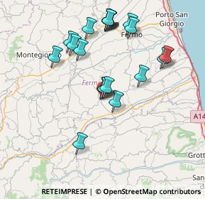 Mappa SP 56, 63848 Petritoli FM, Italia (7.8775)