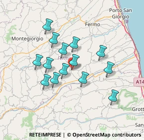 Mappa SP 56, 63848 Petritoli FM, Italia (6.12)