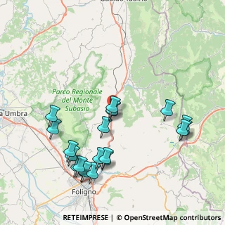 Mappa Via Giove, 06030 Valtopina PG, Italia (9.19)