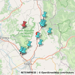 Mappa Via Giove, 06030 Valtopina PG, Italia (7.286)