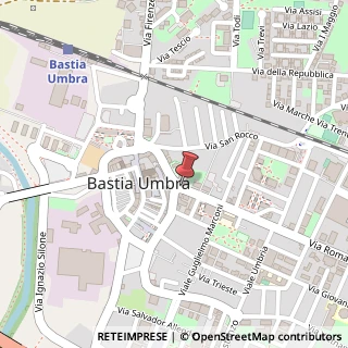 Mappa Via Roma,  28, 06083 Bastia Umbra, Perugia (Umbria)