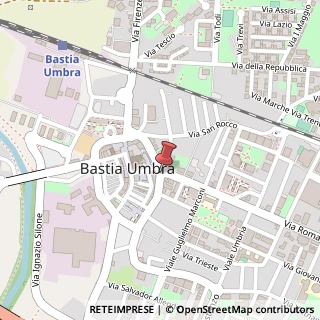 Mappa Via Vittorio Veneto,  14, 06083 Bastia Umbra, Perugia (Umbria)
