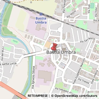 Mappa Via dell'Isola Romana, 7, 06083 Bastia Umbra, Perugia (Umbria)