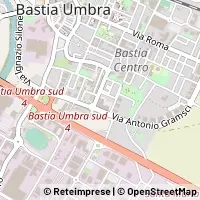 Hartă Bastia Umbra