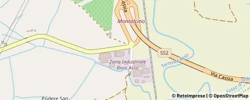 Mappa Montalcino