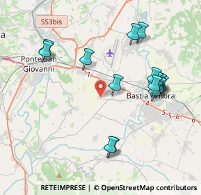 Mappa Via Brufa, 06083 Bastia Umbra PG, Italia (4.27625)
