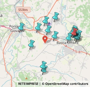 Mappa Via Brufa, 06083 Bastia Umbra PG, Italia (4.39)