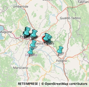 Mappa Piazza Palmiro Togliatti, 06083 Bastia Umbra PG, Italia (9.9945)