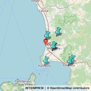 Mappa SP della Principessa, 57027 San Vincenzo LI, Italia (12.66545)