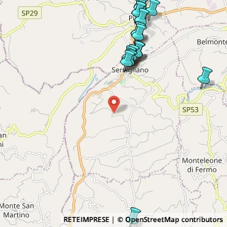 Mappa Servigliano, 63839 Servigliano FM, Italia (2.9235)