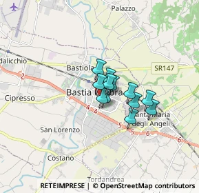 Mappa Via Cesare Battisti, 06083 Bastia Umbra PG, Italia (0.94583)
