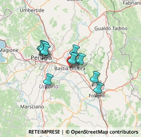 Mappa Via Cesare Battisti, 06083 Bastia Umbra PG, Italia (10.38417)