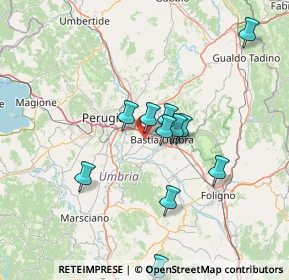 Mappa Via Brufa, 06083 Bastia Umbra PG, Italia (13.28455)