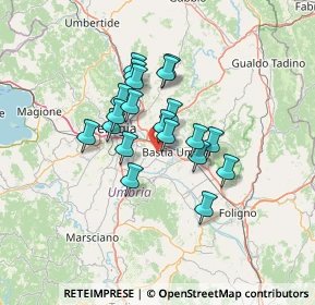 Mappa Via Brufa, 06083 Bastia Umbra PG, Italia (10.3275)