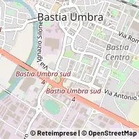 Map Bastia Umbra