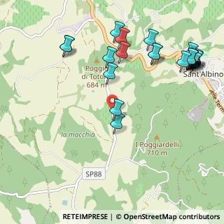 Mappa Via della Montagna, 53045 Montepulciano SI, Italia (1.3904)