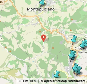 Mappa Via della Montagna, 53045 Montepulciano SI, Italia (3.57538)