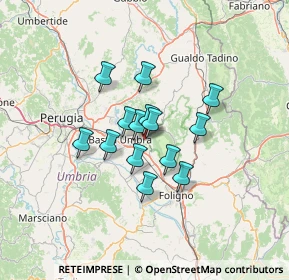 Mappa Via Padre Antonio Giorgi, 06081 Assisi PG, Italia (9.38357)