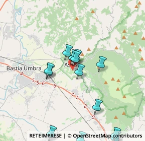 Mappa Via Padre Antonio Giorgi, 06081 Assisi PG, Italia (4.18154)