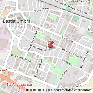 Mappa Via Cecoslovacchia, 7, 06083 Bastia Umbra, Perugia (Umbria)