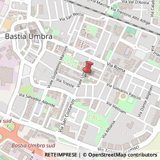 Mappa Via A.Manzoni, 1, 06083 Bastia Umbra, Perugia (Umbria)