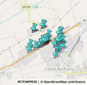 Mappa Difronte il campo sportivo di, 06073 Perugia PG (0.25)