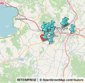 Mappa Difronte il campo sportivo di, 06073 Perugia PG (5.64091)