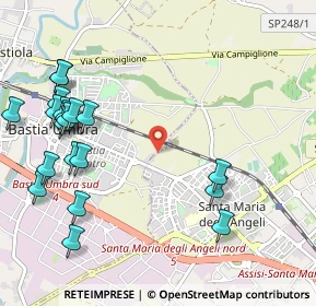 Mappa Via della Repubblica, 06081 Santa Maria degli Angeli PG, Italia (1.3505)
