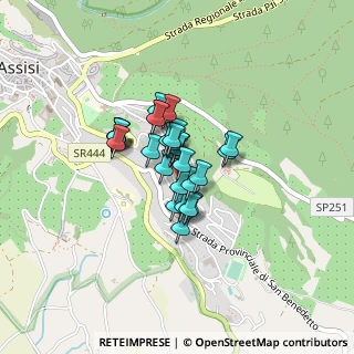 Mappa Via della Cooperazione, 06081 Assisi PG, Italia (0.24483)
