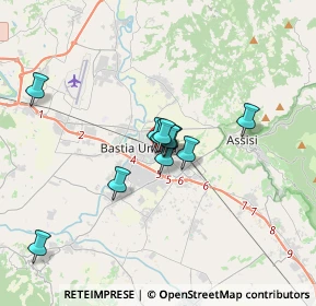 Mappa Via Siria, 06083 Bastia Umbra PG, Italia (2.46727)