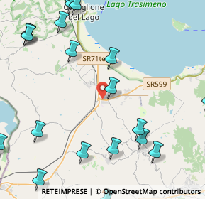 Mappa SR599, 06061 Castiglione del lago PG, Italia (6.212)